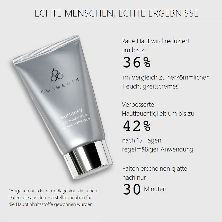COSMEDIX HUMIDIFY FEUCHTIGKEITSCREME PRODUKT ANWENDUNG KLINISCHE STUDIE