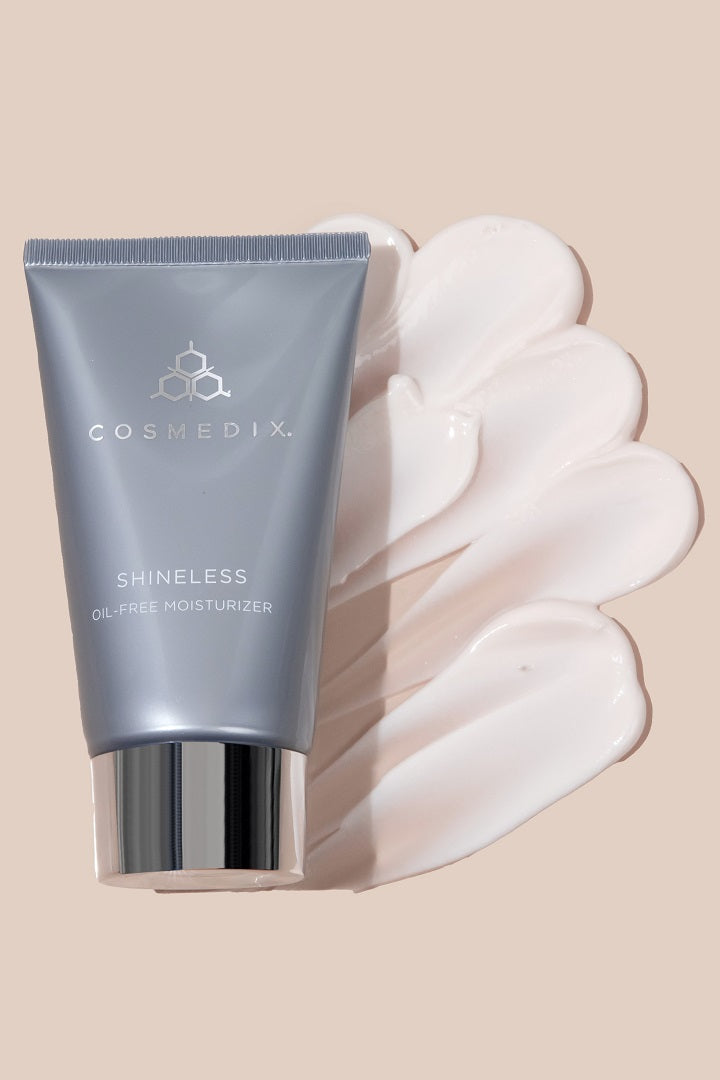 COSMEDIX SHINELESS CREME KREATIV PRODUKT FLASCHE SWATCH