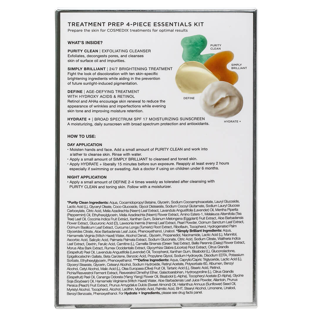 COSMEDIX PREP KIT VERPACKUNG TEXT