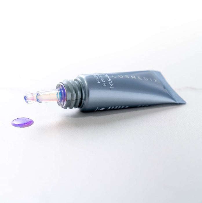 COSMEDIX OPTI CRYTSAL AUGENPFLEGE FLUESSIGKRISTALL PRODUKT SWATCH LIEGEND