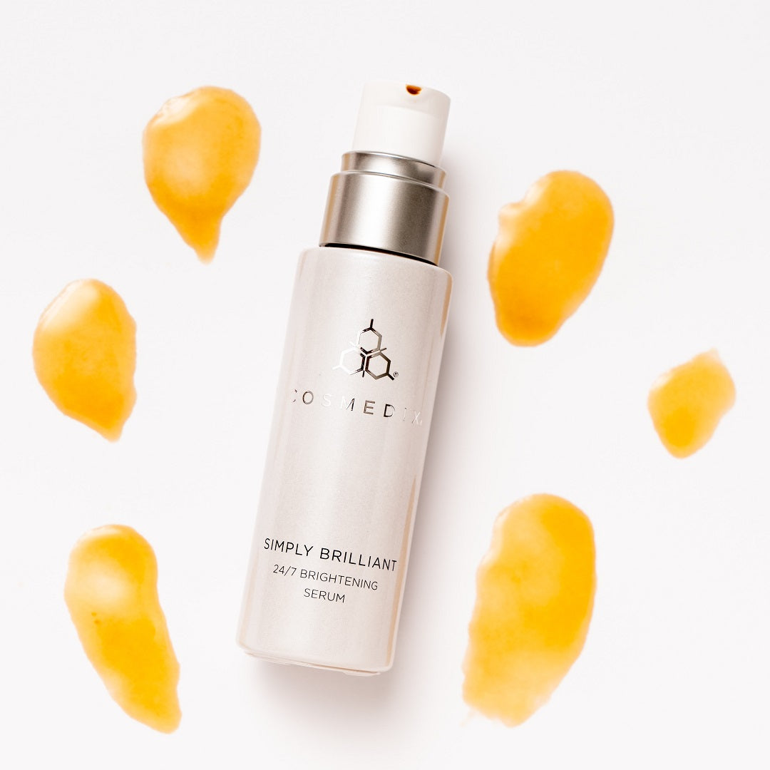 COSMEDIX SIMPLY BRILLIANT SERUM FLASCHE SWATCH KREATIV